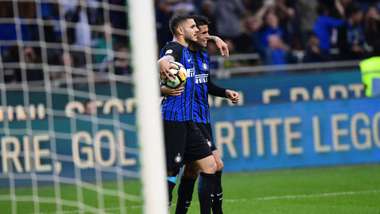 Mauro Icardi Joao Cancelo Inter Cagliari Serie A