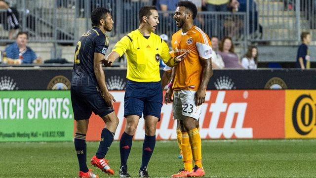 Carlos Valdes, Giles Barnes, Houston Dynamo, Philadelphia Union, MLS