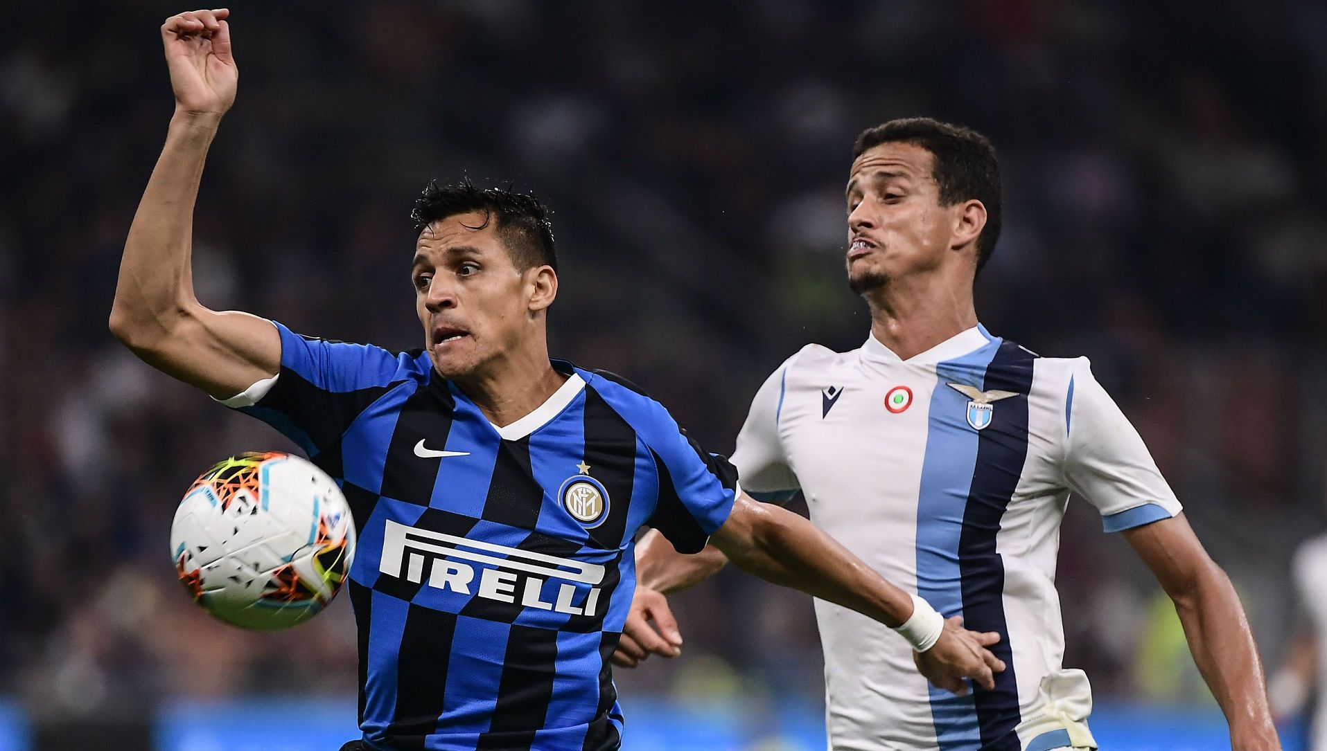 250919 Inter Lazio Alexis Sánchez Luiz Felipe