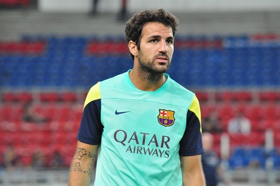 Barcelona training - Cesc Fabregas