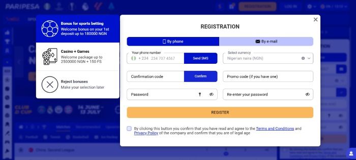PariPesa Online Registration