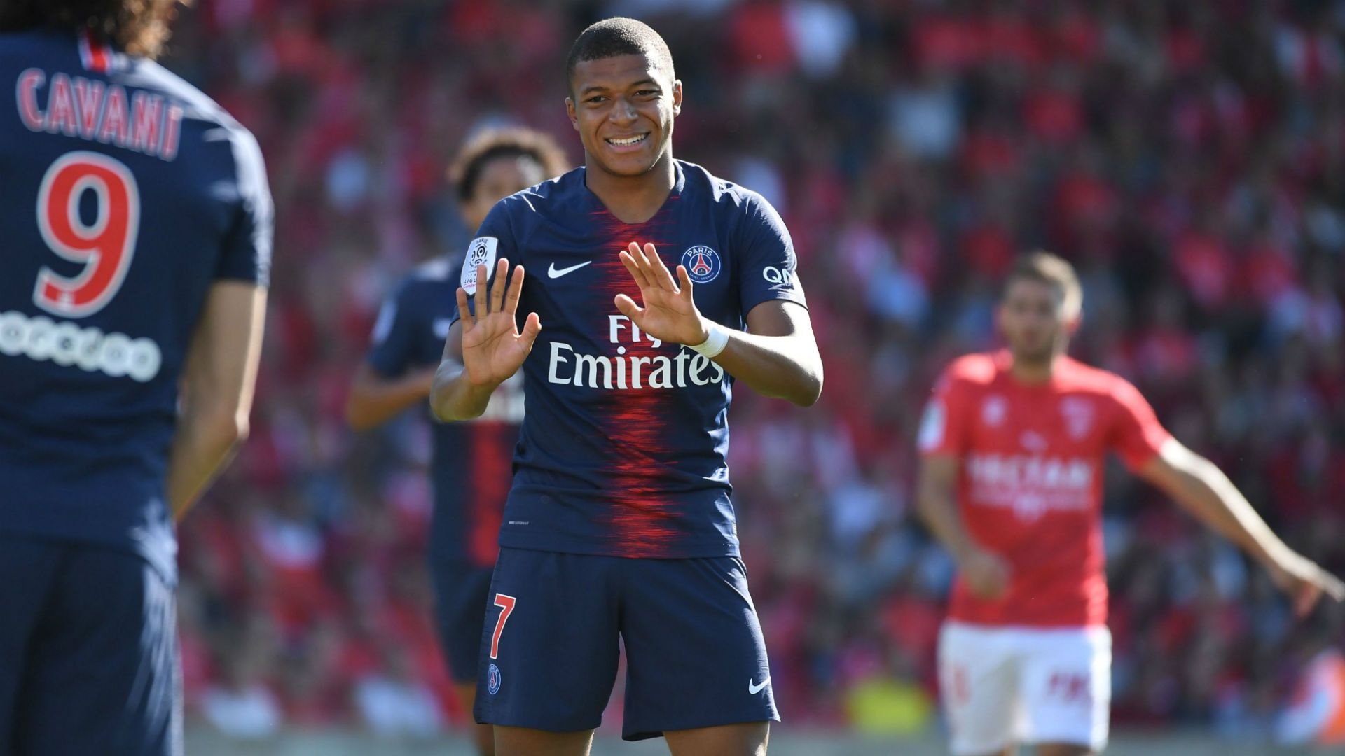 Kylian Mbappe Nimes PSG Ligue 1 01092018