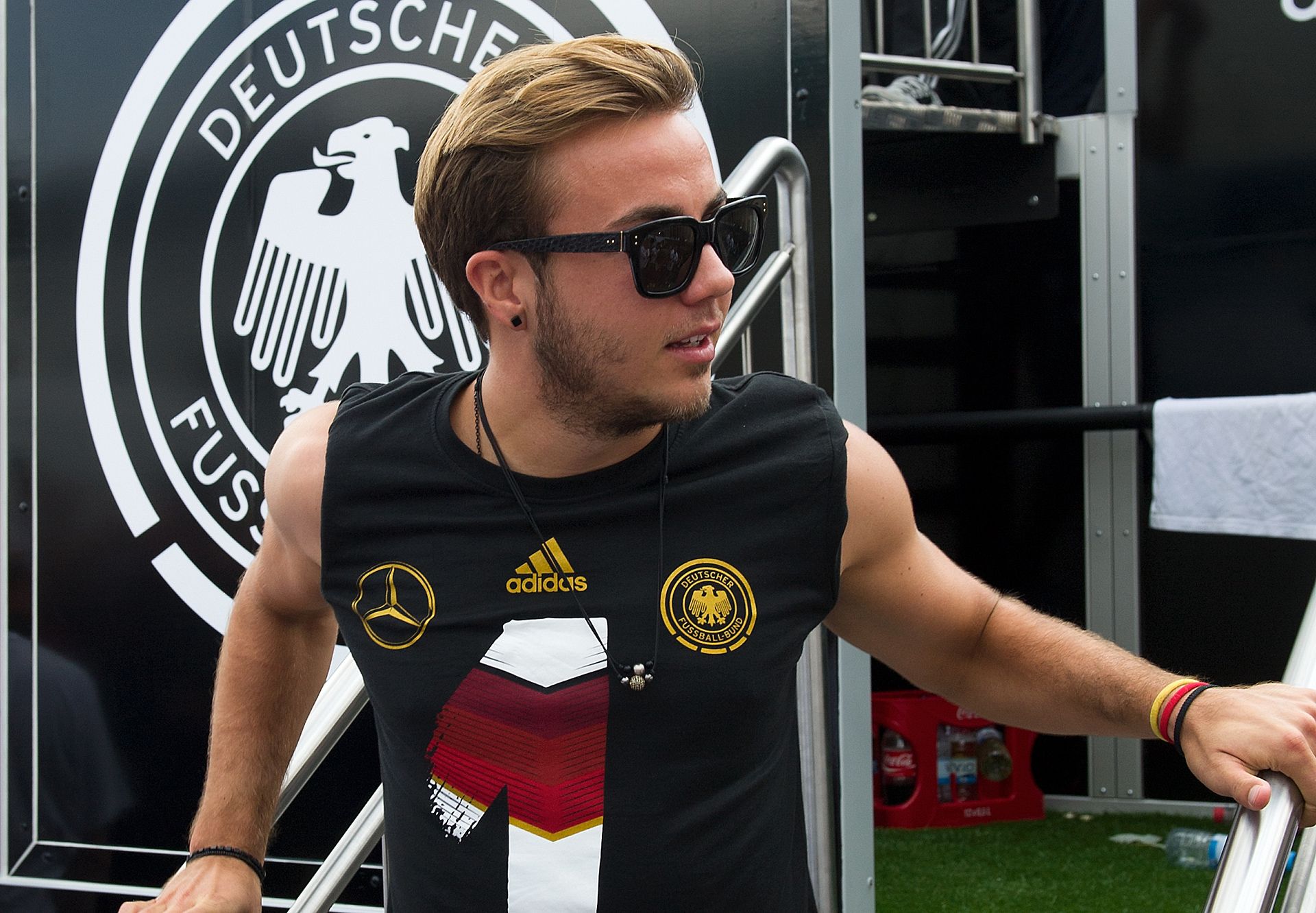 Mario Götze Germany Victory Parade Berlin 07152014