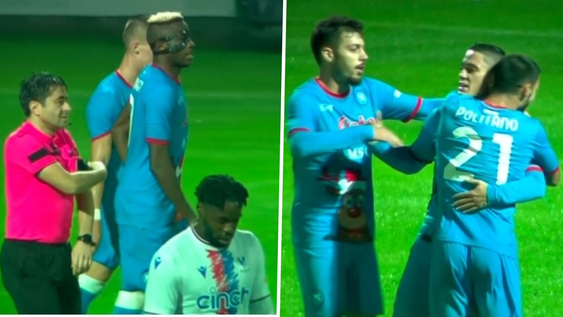 Victor Osimhen Giacomo Raspadori Crystal Palace Napoli 11122022