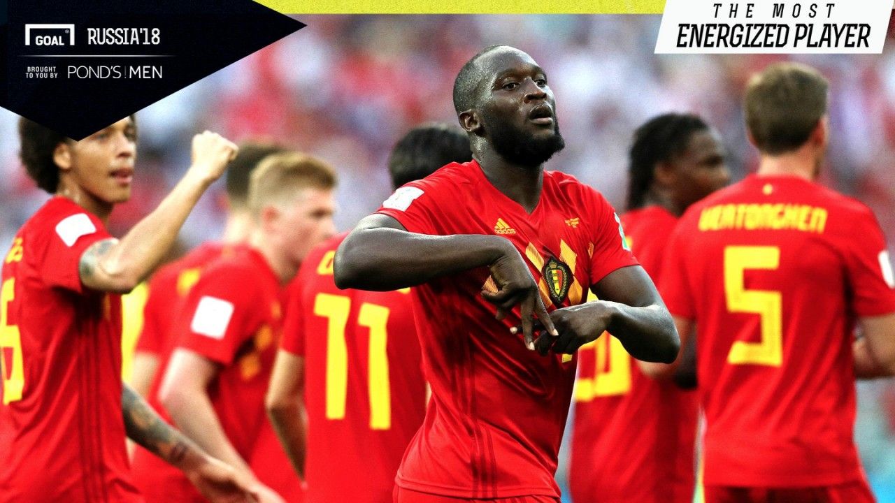 The Most Energized Player Belgia vs Panama Romelu Lukaku