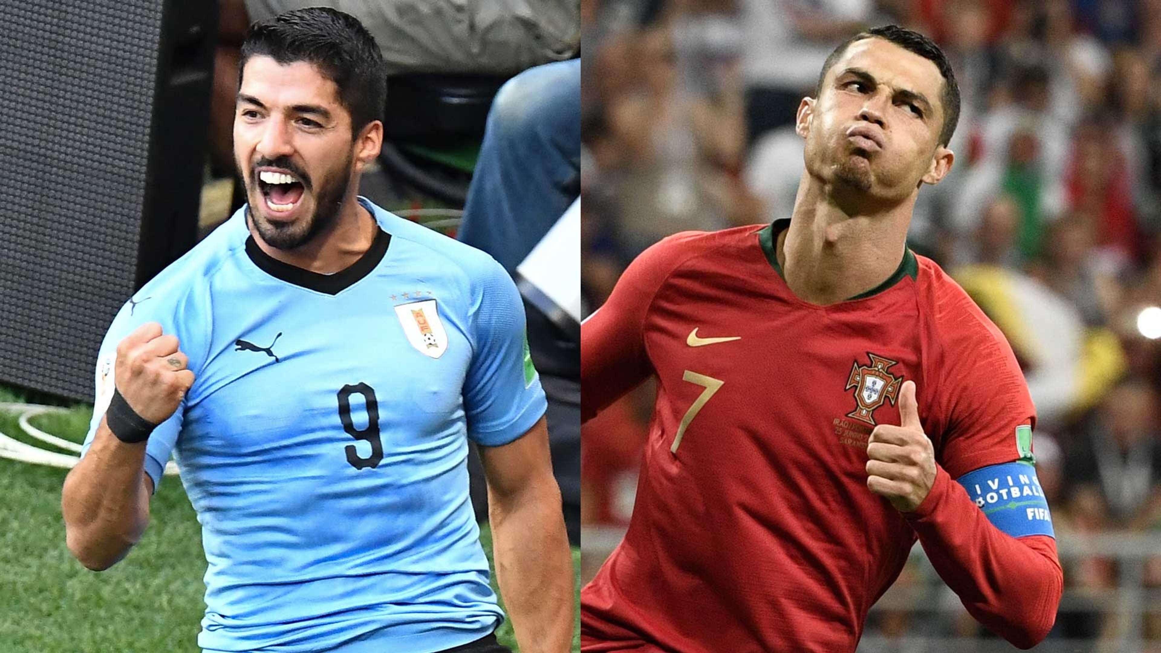 2018-06-30-Uruguay-Luis Suarez-Portugal-Cristiano Ronaldo