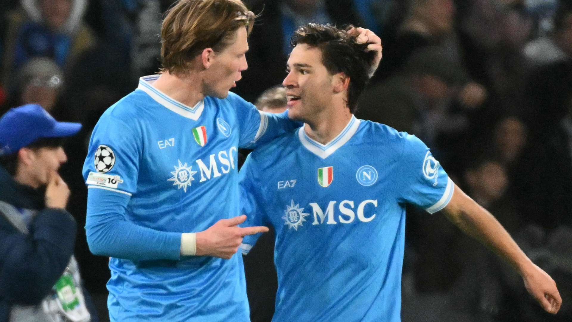 Vergara Napoli Chelsea Champions League