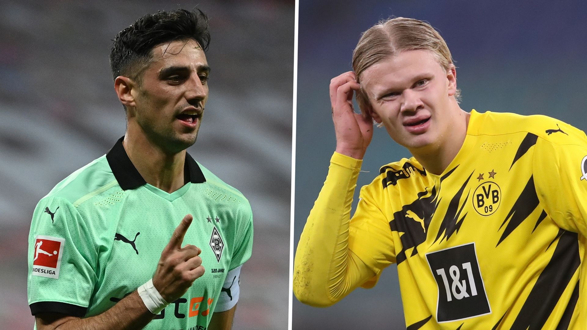 Gladbach BVB GFX Stindl Haaland 2020-21