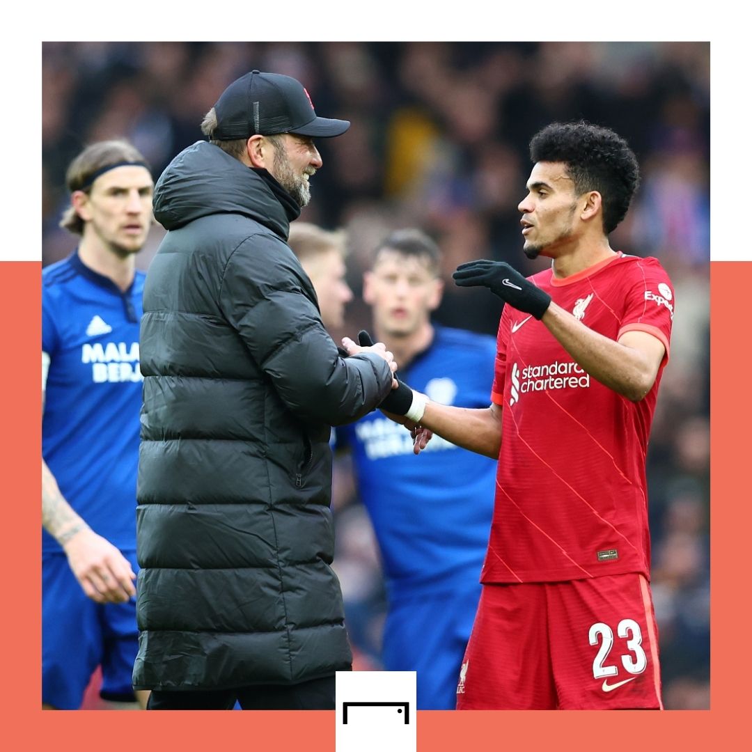 Luis Diaz Jurgen Klopp Liverpool 2021-22 GFX