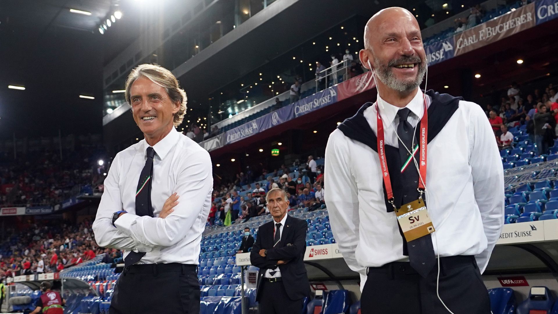 Roberto Mancini Gianluca Vialli Italy