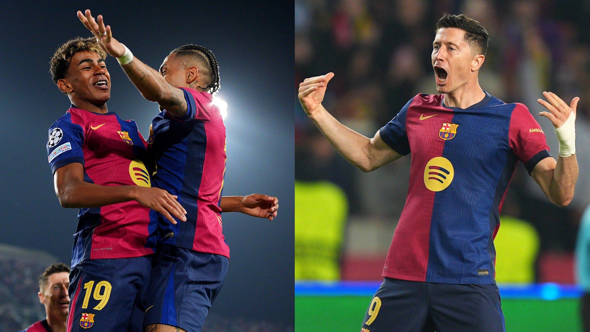 Yamal Raphinha Lewandowski