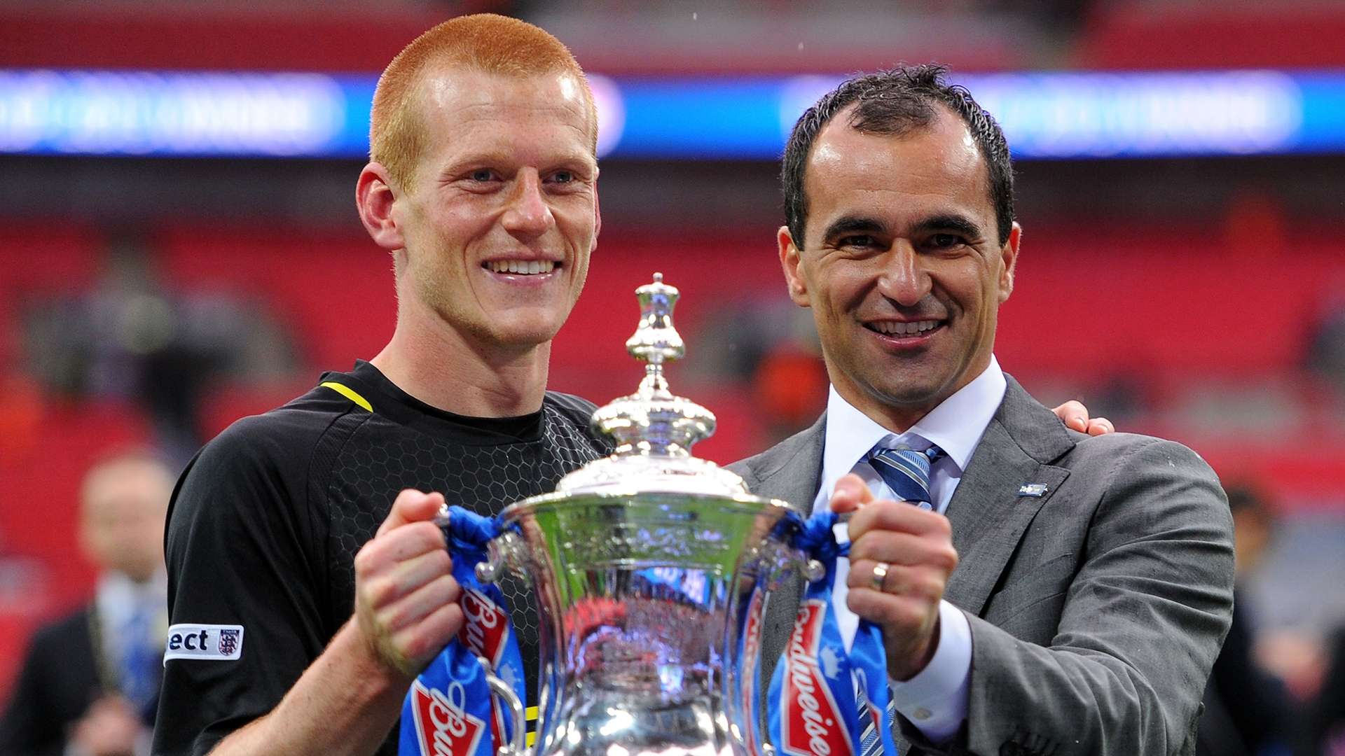 Ben Watson Roberto Martinez Wigan Manchester City 2013 FA Cup Final