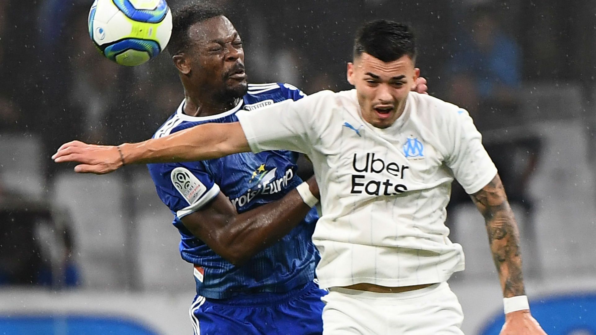 Nemanja Radonjic Moataz Zemzemy Marseille Strasbourg Ligue 1 20102019