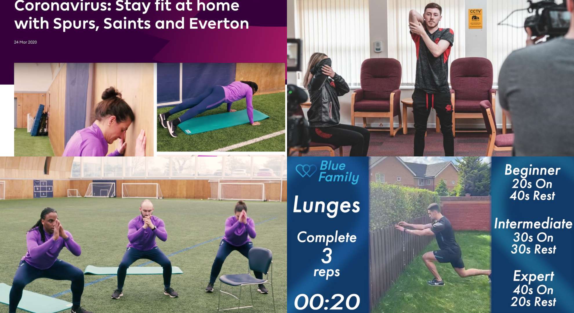 토트넘, 사우스햄튼, 에버튼