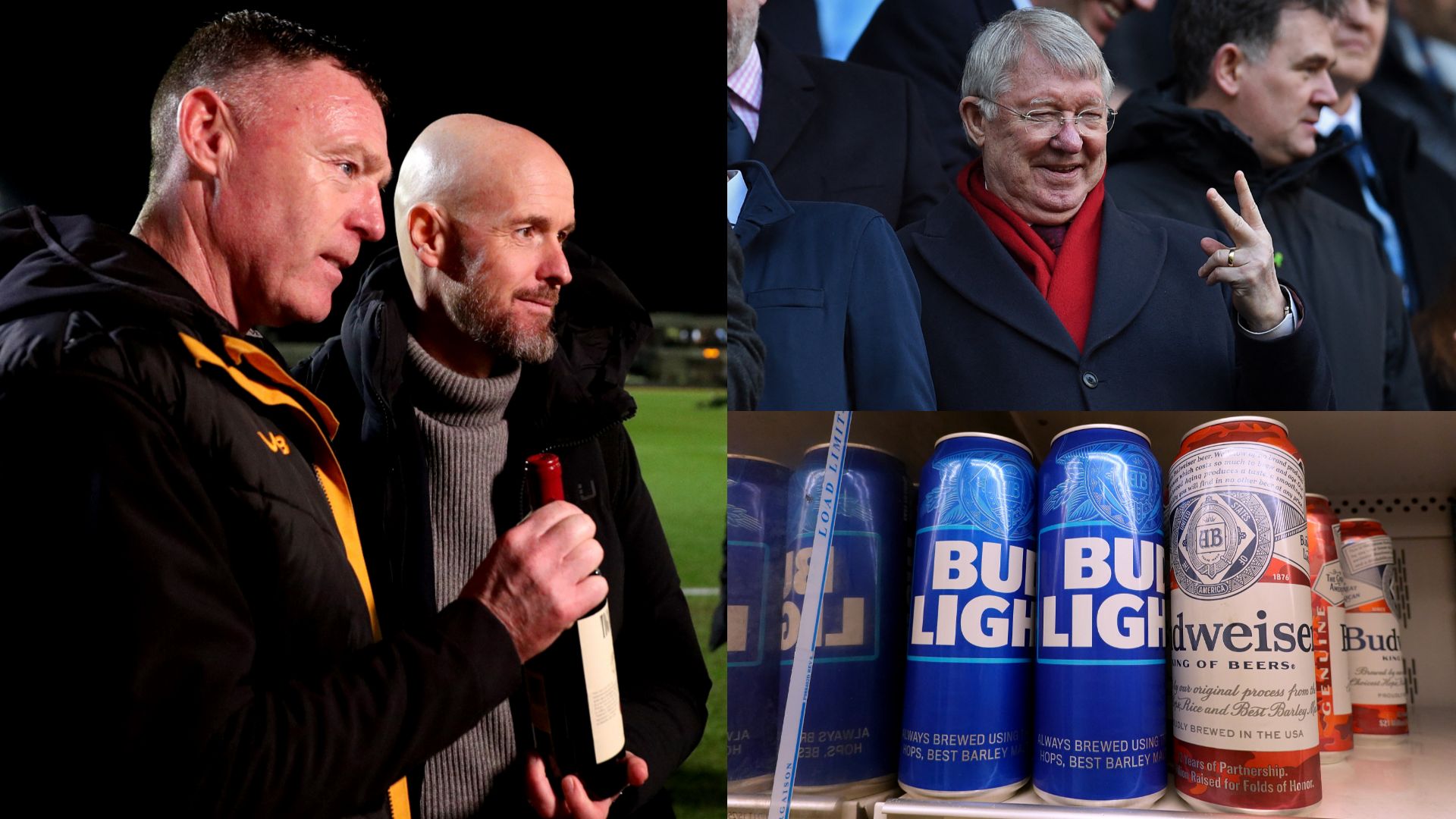 Erik ten Hag wine Sir Alex Ferguson Newport