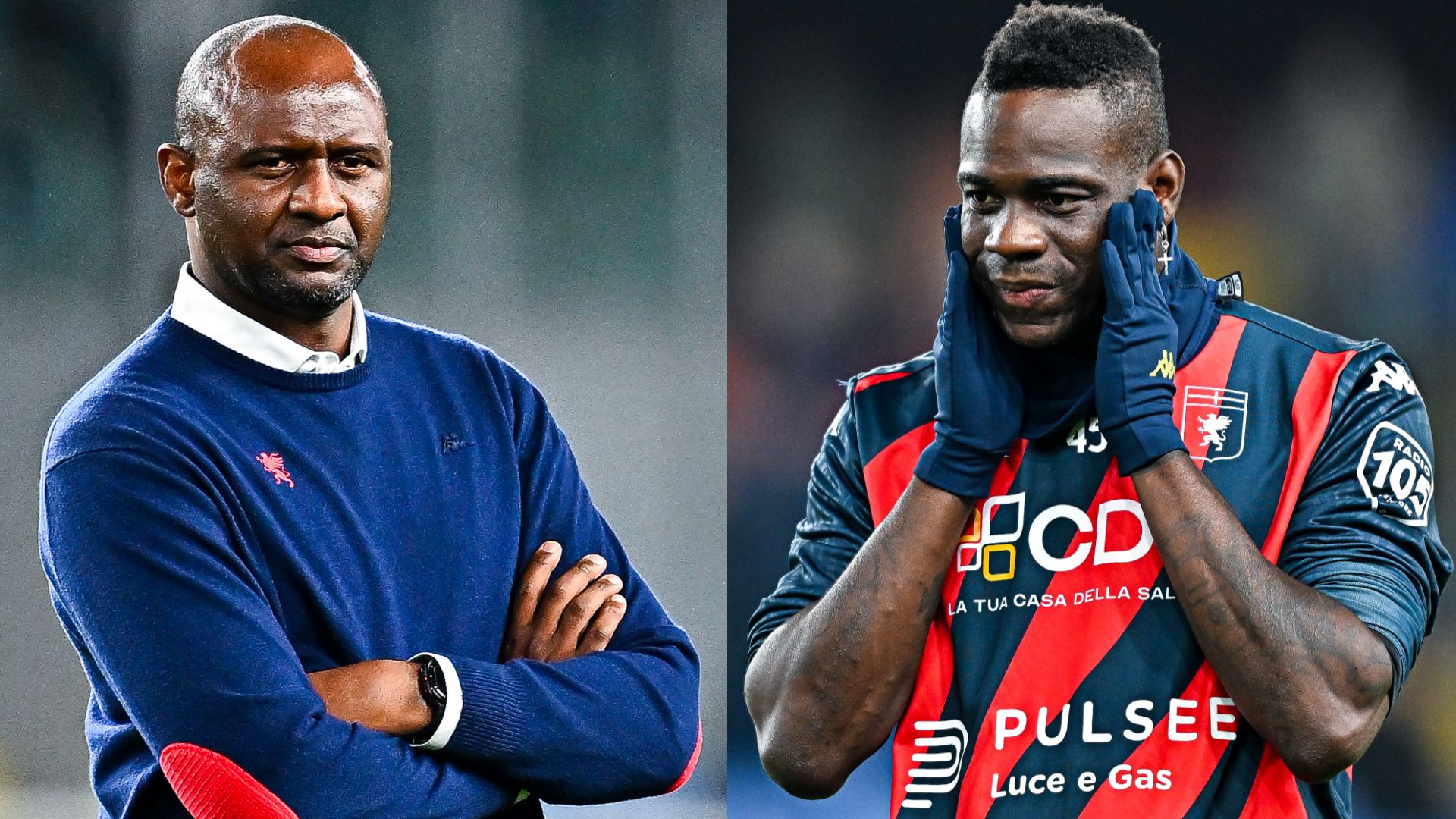 Patrick Vieira Mario Balotelli Genoa