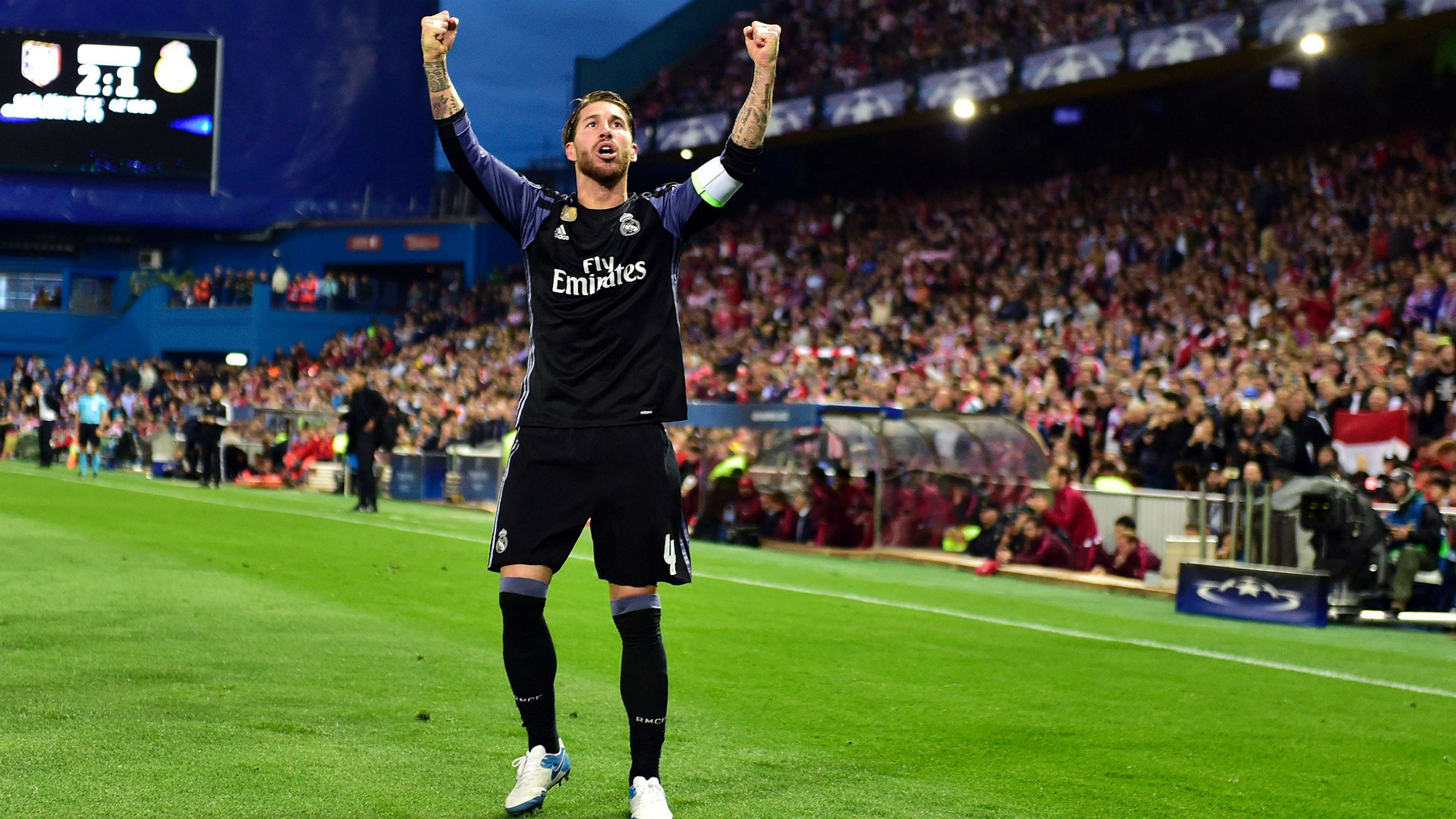 Sergio Ramos Atletico Madrid Real Madrid UEFA Champions League