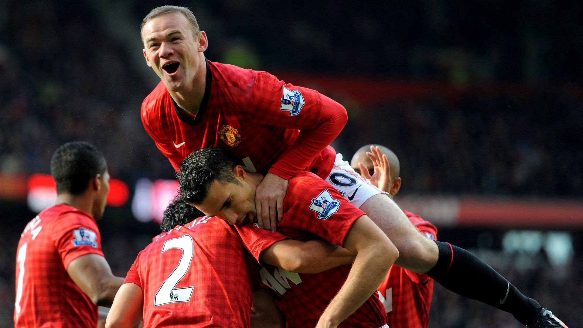 Wayne Rooney Robin van Persie Manchester United Arsenal Premier League 03112012