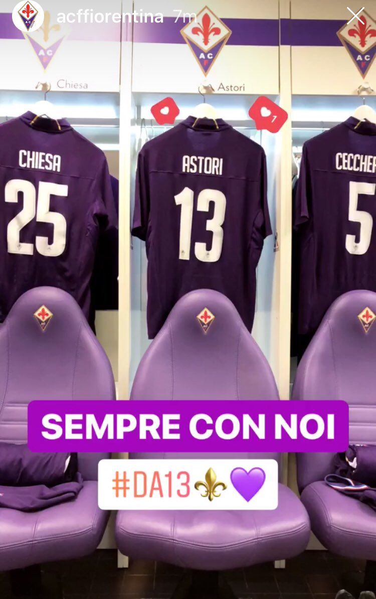 Spogliatoio Fiorentina