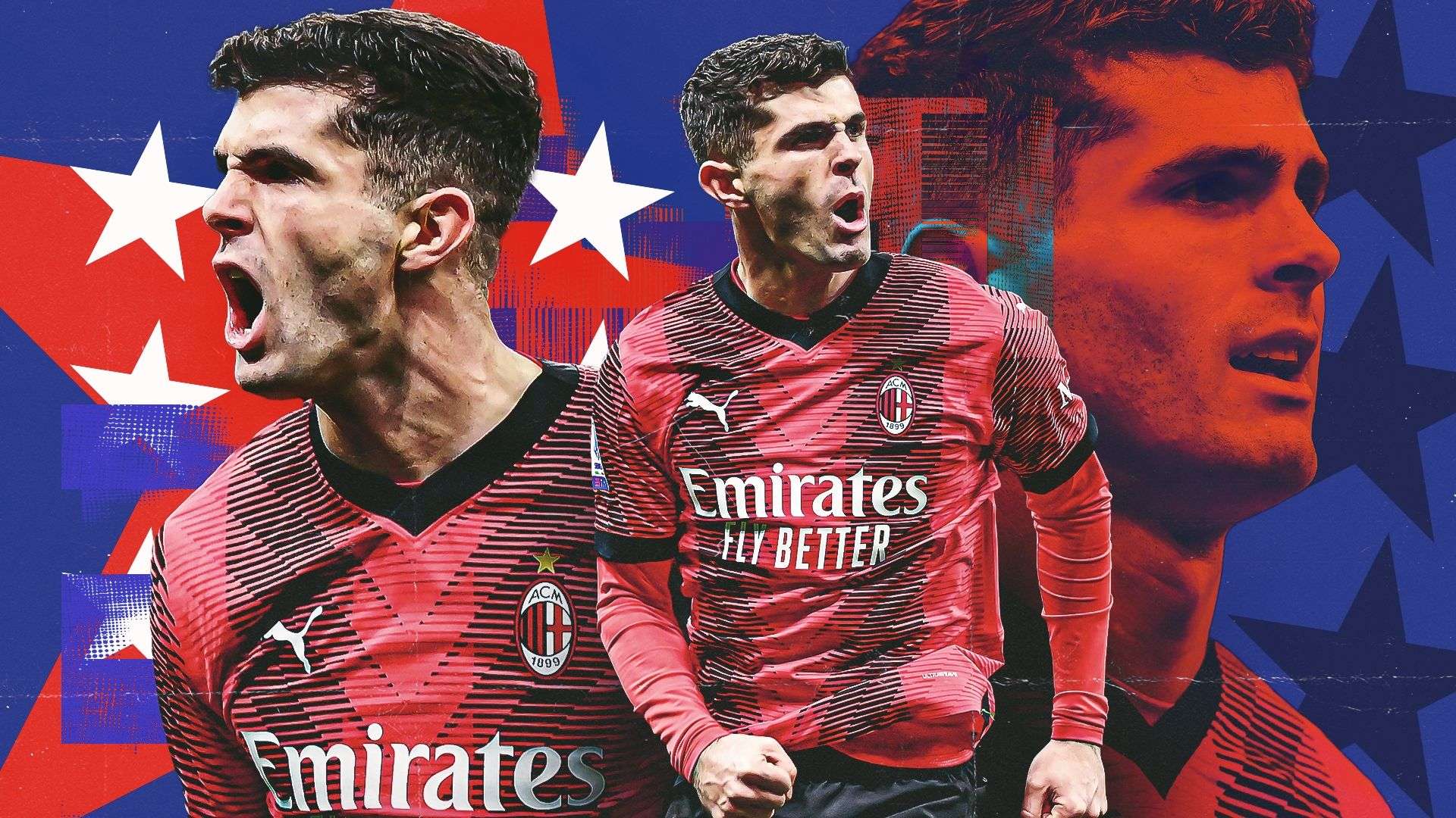 Christian Pulisic Milan GFX