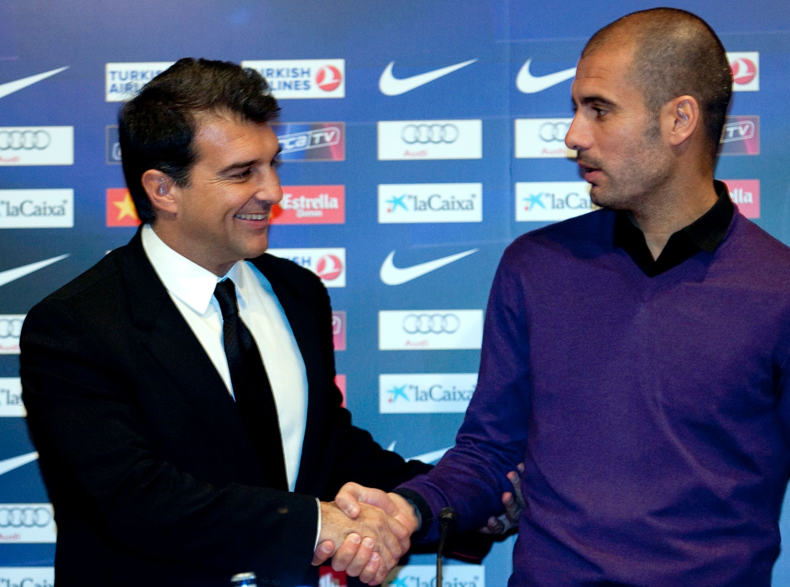 Laporta Pep Guardiola 1