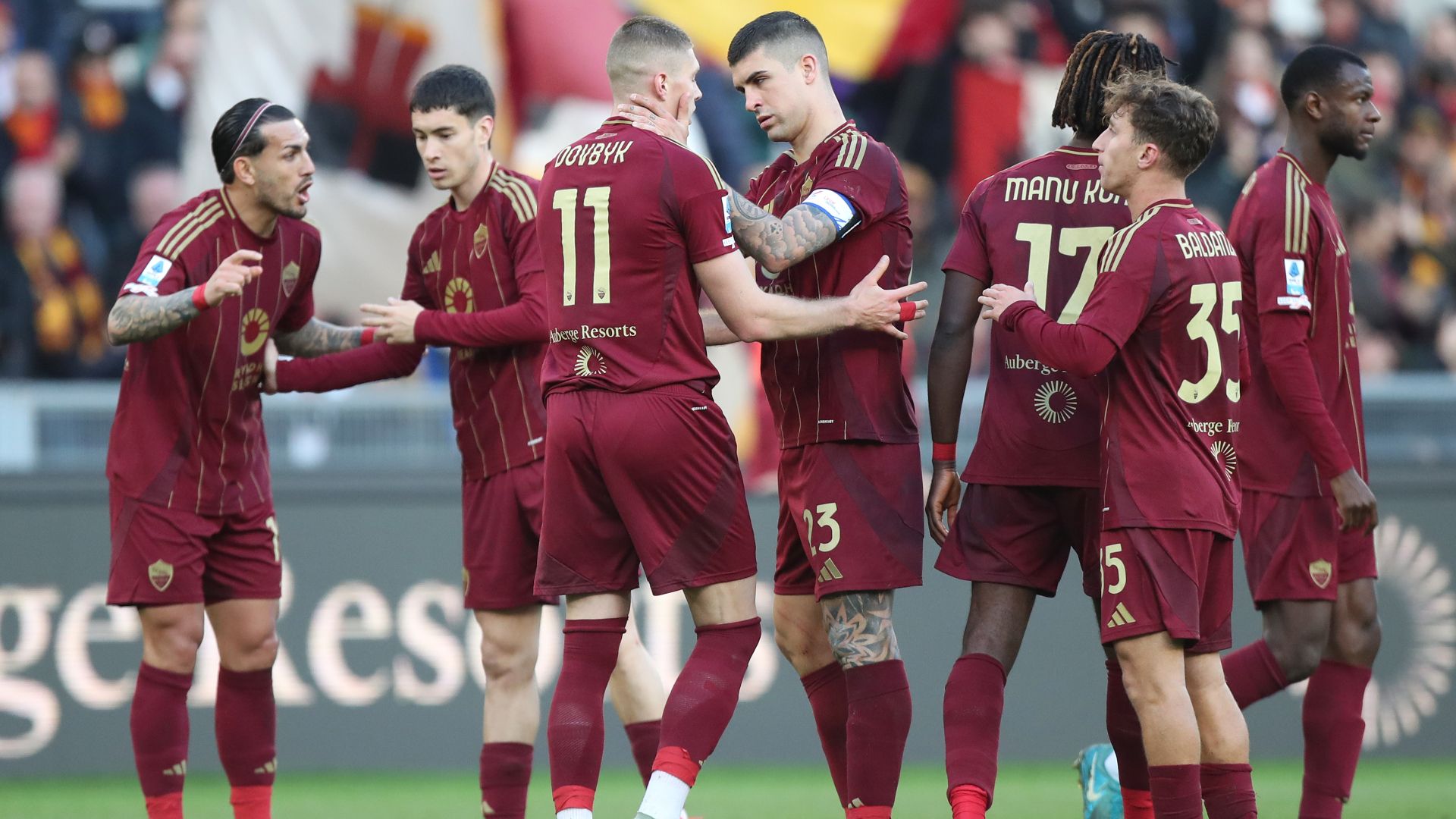 Dovbyk Roma Cagliari