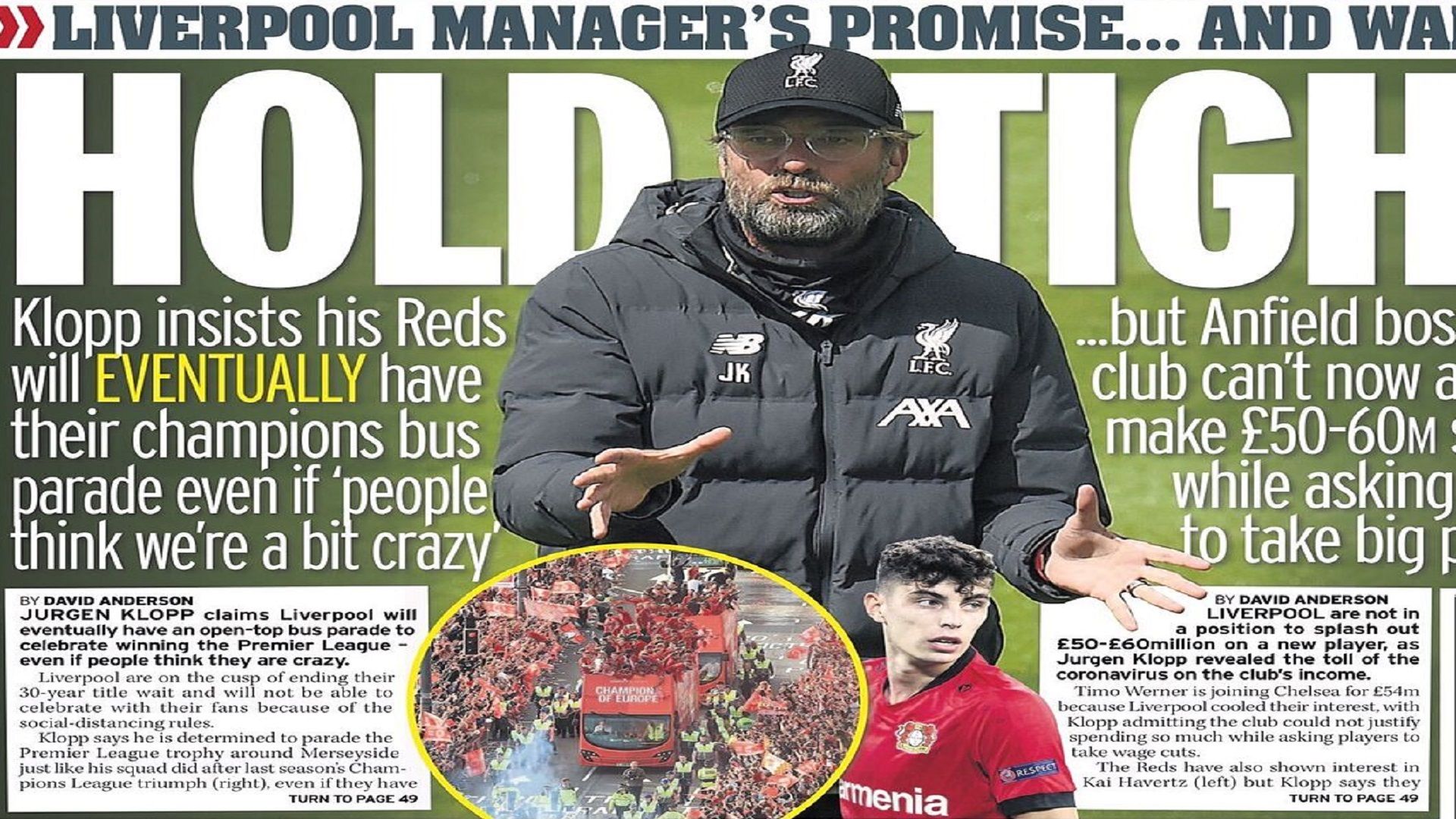 newspapers 8 June embed only Mirror