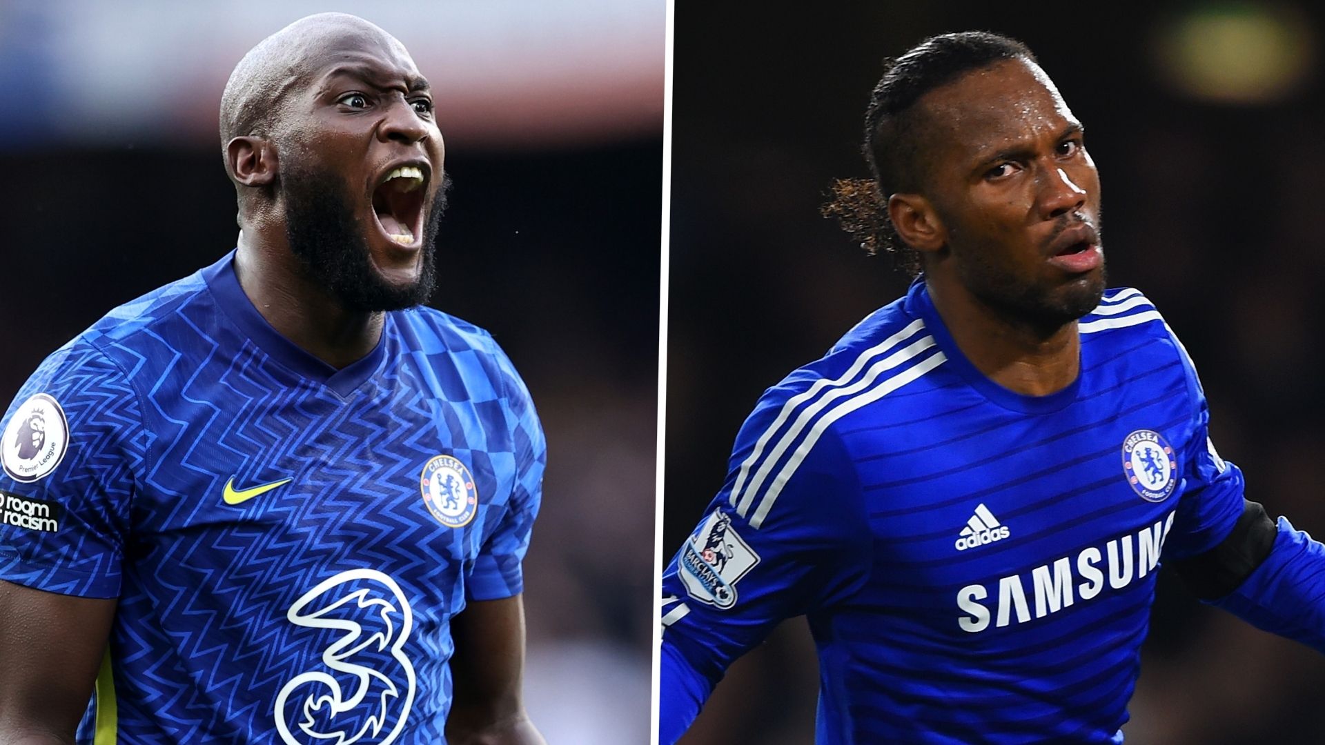 Romelu Lukaku Didier Drogba Chelsea