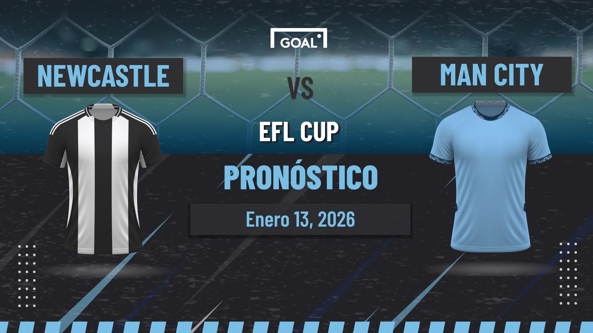 Newcastle vs Manchester City Pronóstico y Apuestas EFL Cup | 13/01/26