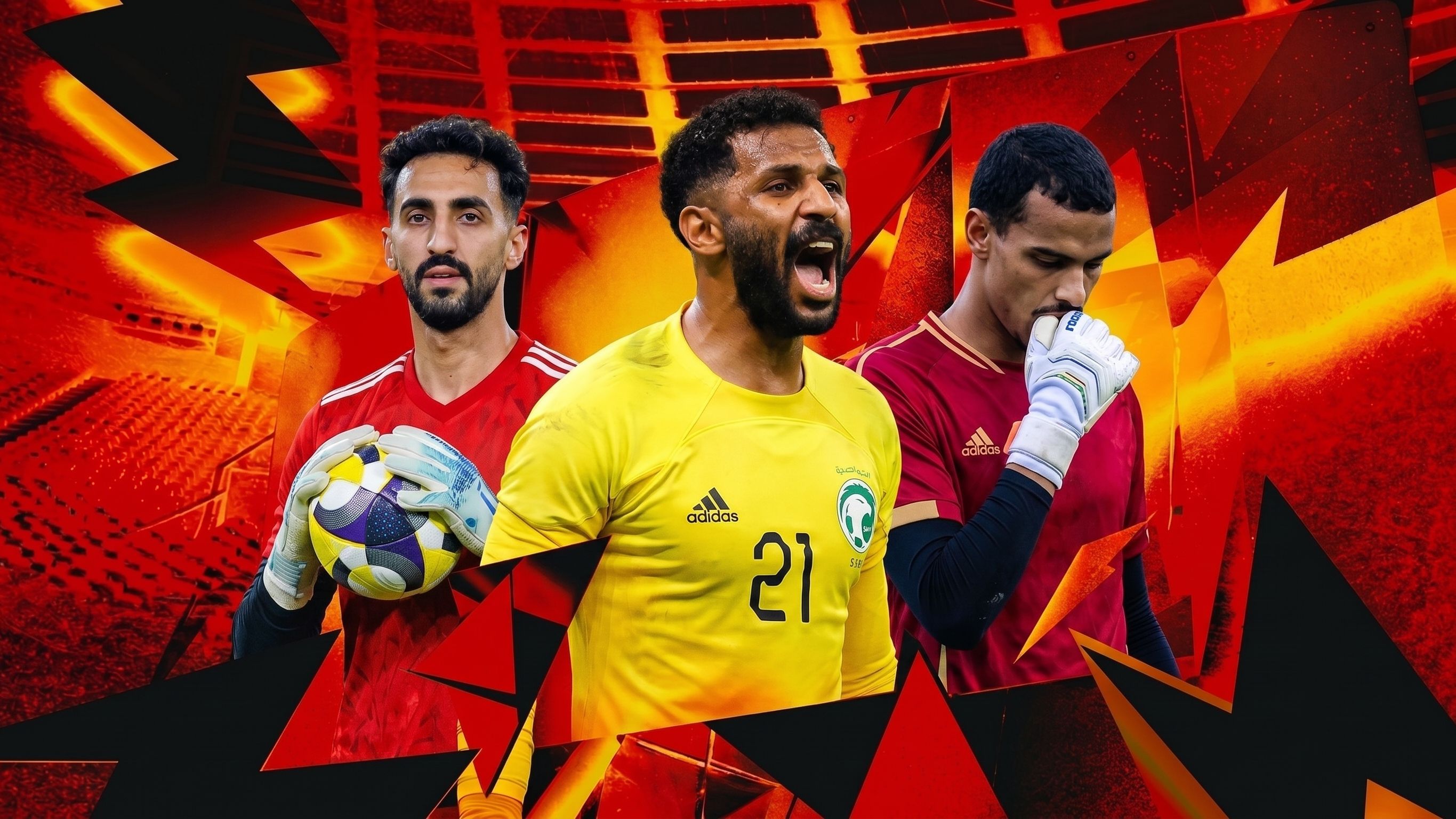 Mohamed Al-Owais Nawaf Al-Aqidi Hamed Al-Shenqeeti (Goal Only)
