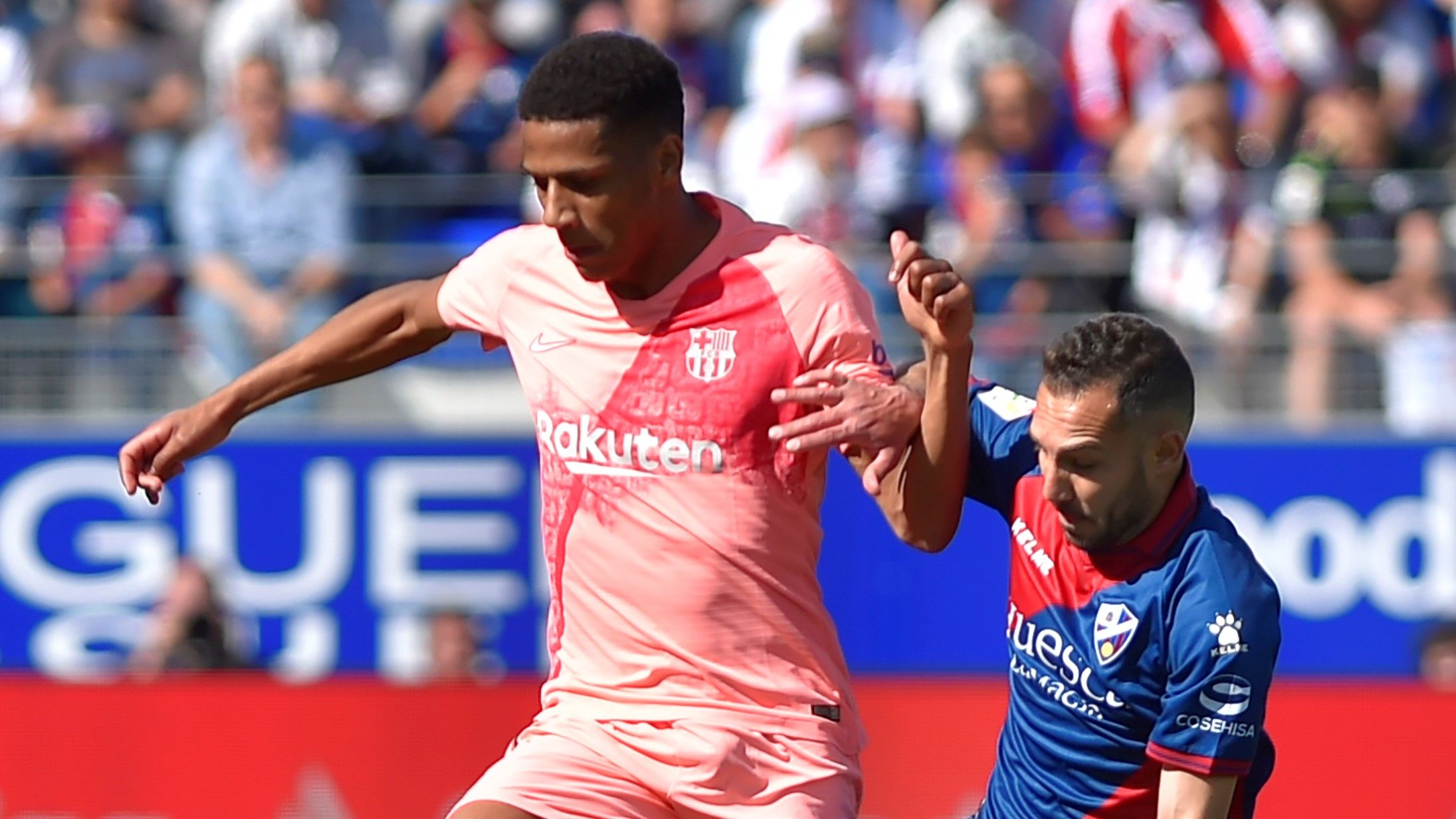 Jean-Clair Todibo David Ferreiro Huesca Barcelona LaLiga 13042019