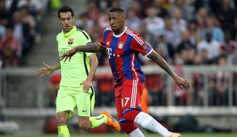 ONLY GERMANY Jerome Boateng Sergio Busquets Bayern Munchen Barcelona 2015
