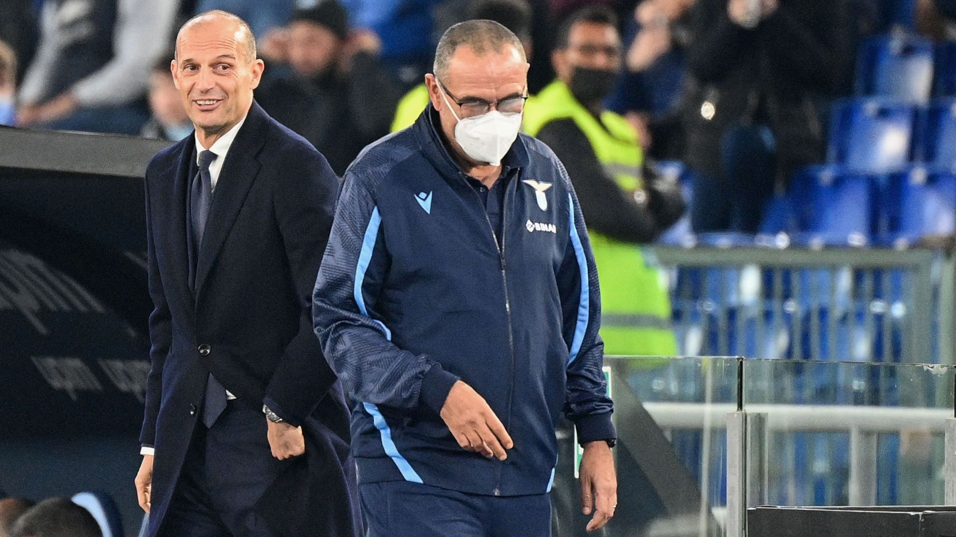 Allegri Sarri Lazio Juventus