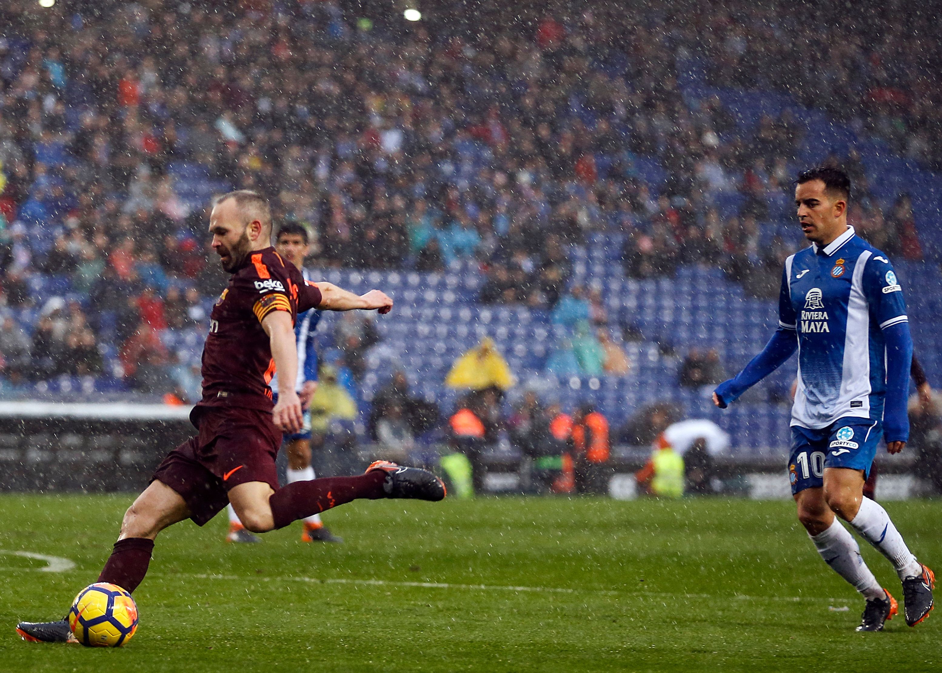 Andres Iniesta Espanyol Barcelona LaLiga