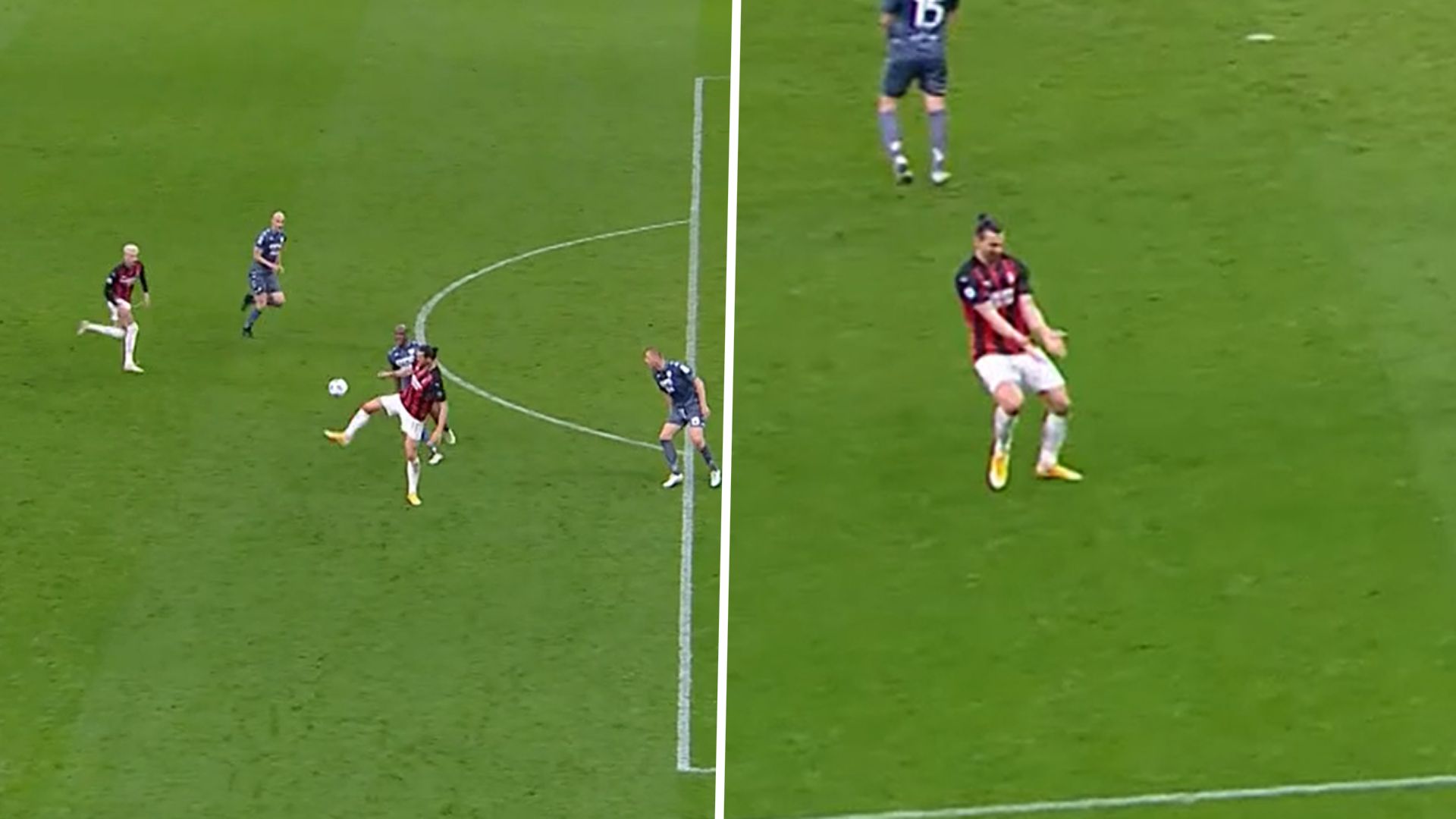 ZLATAN IBRAHIMOVIC MILAN CASTELLEJO BENEVENTO ASSIST GFX 02052021