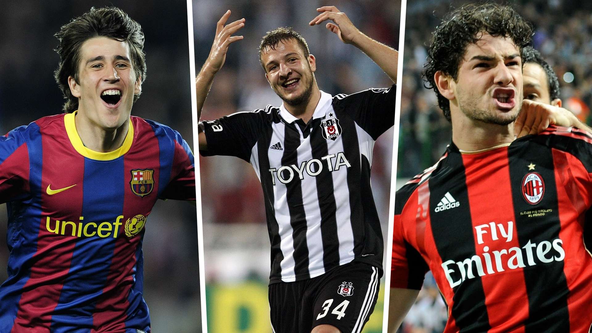 Bojan Krkic, Batuhan Karadeniz, Alexandre Pato