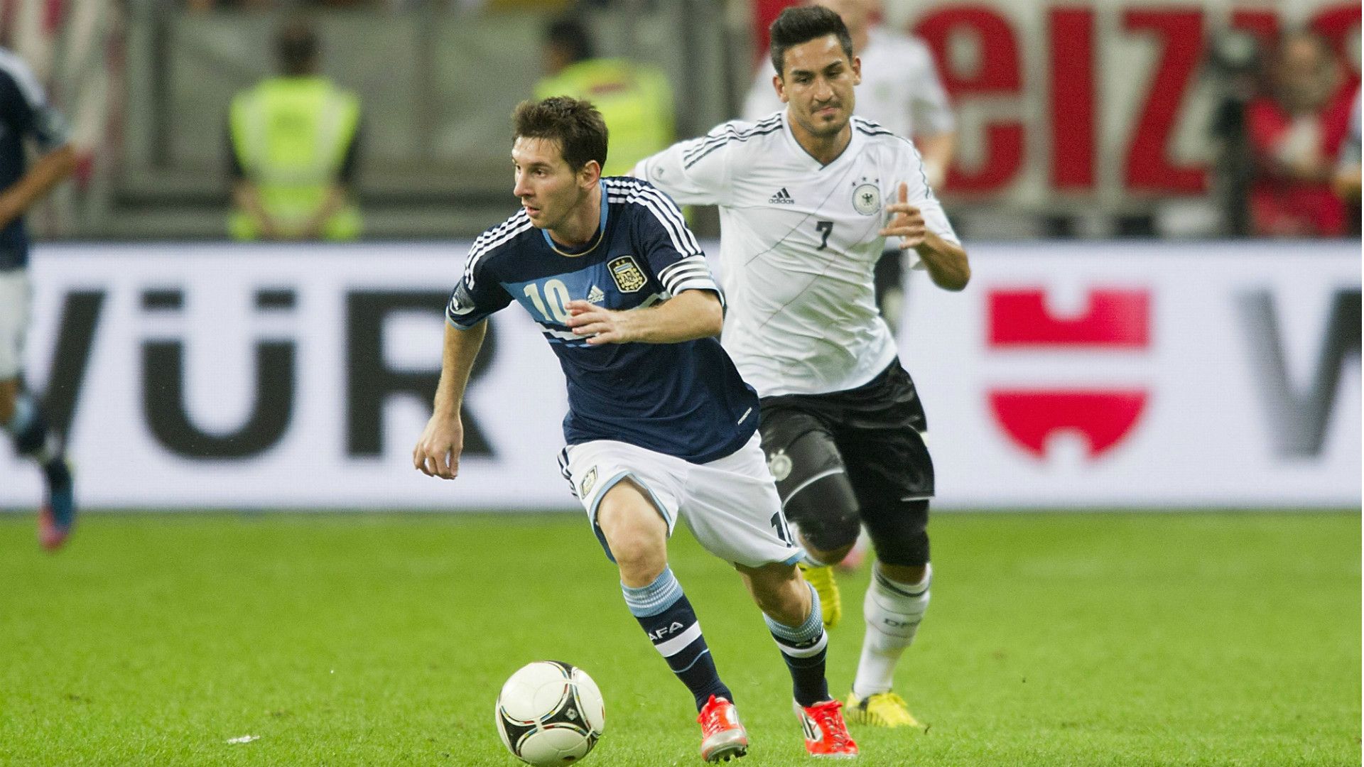 ONLY GERMANY Lionel Messi Ilkay Gundogan Argentina Germany 2012