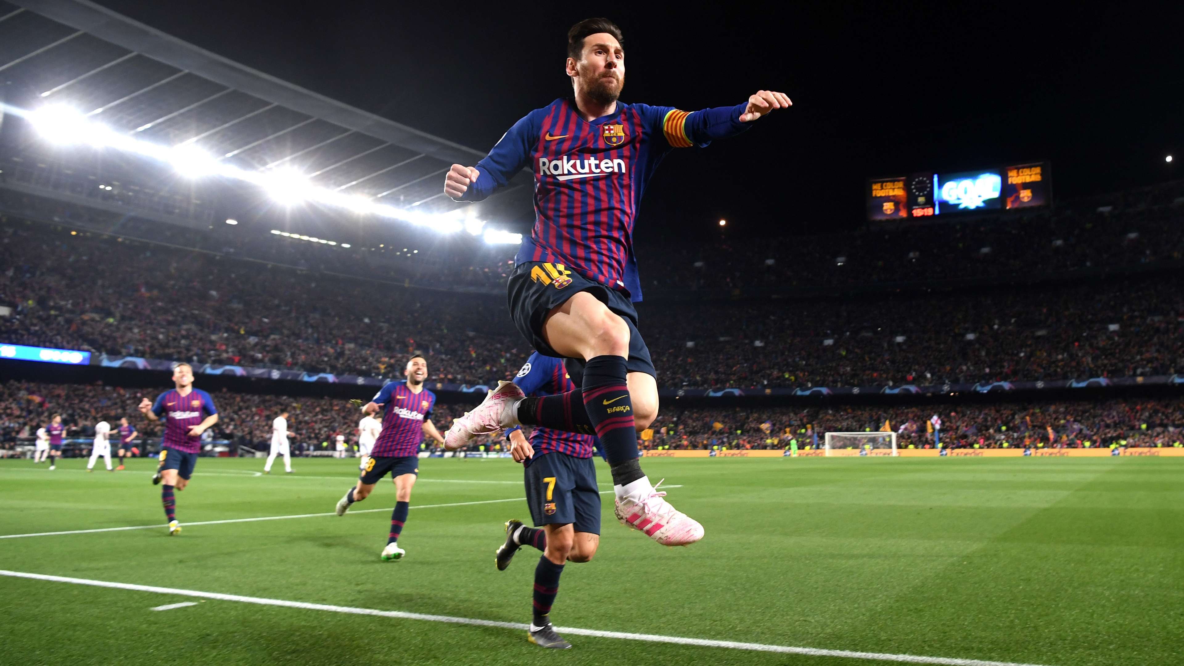 Lionel Messi Barcelona Manchester United UCL 16042019
