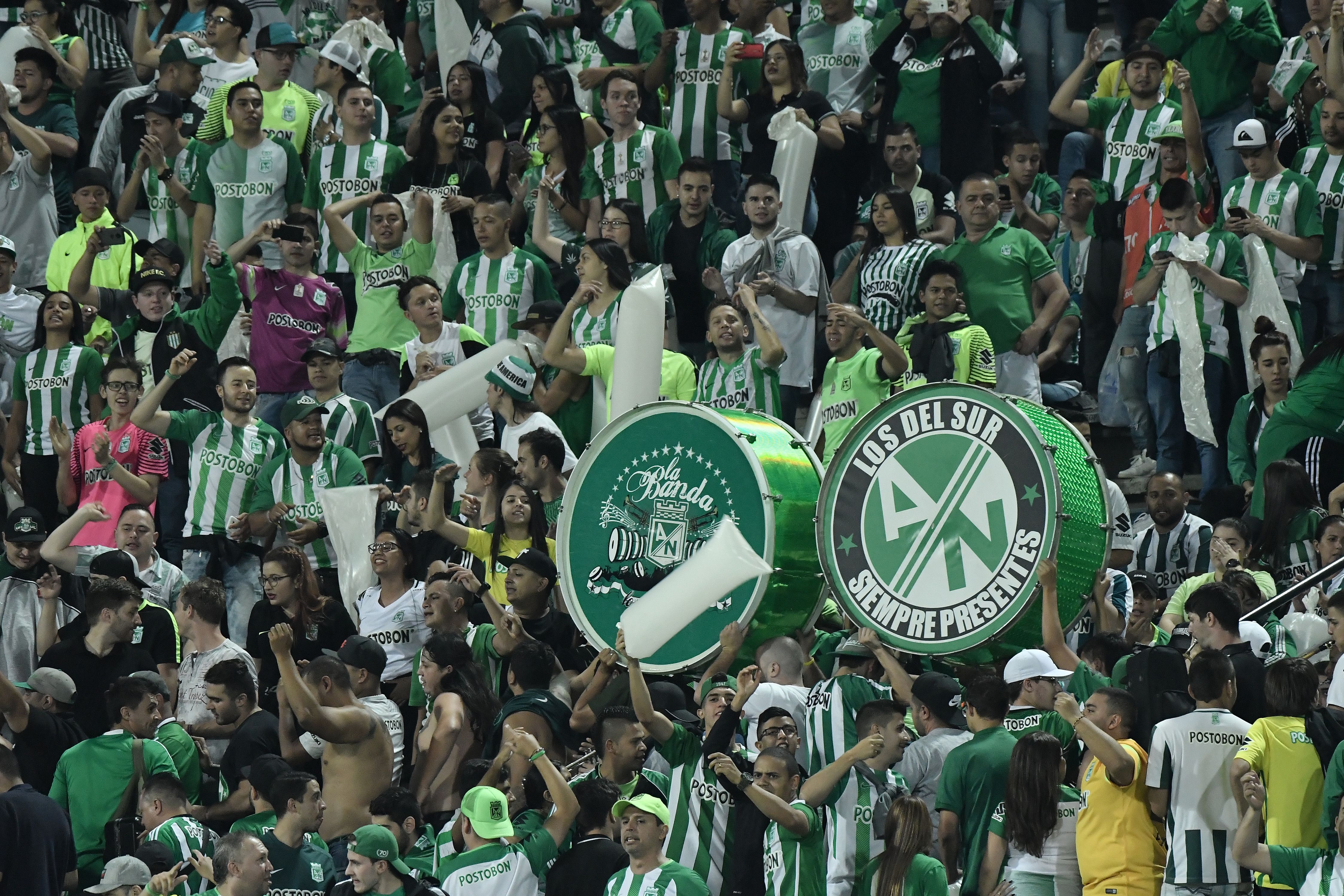 Hinchada Atlético Nacional Atanasio Girardot Copa Libertadores