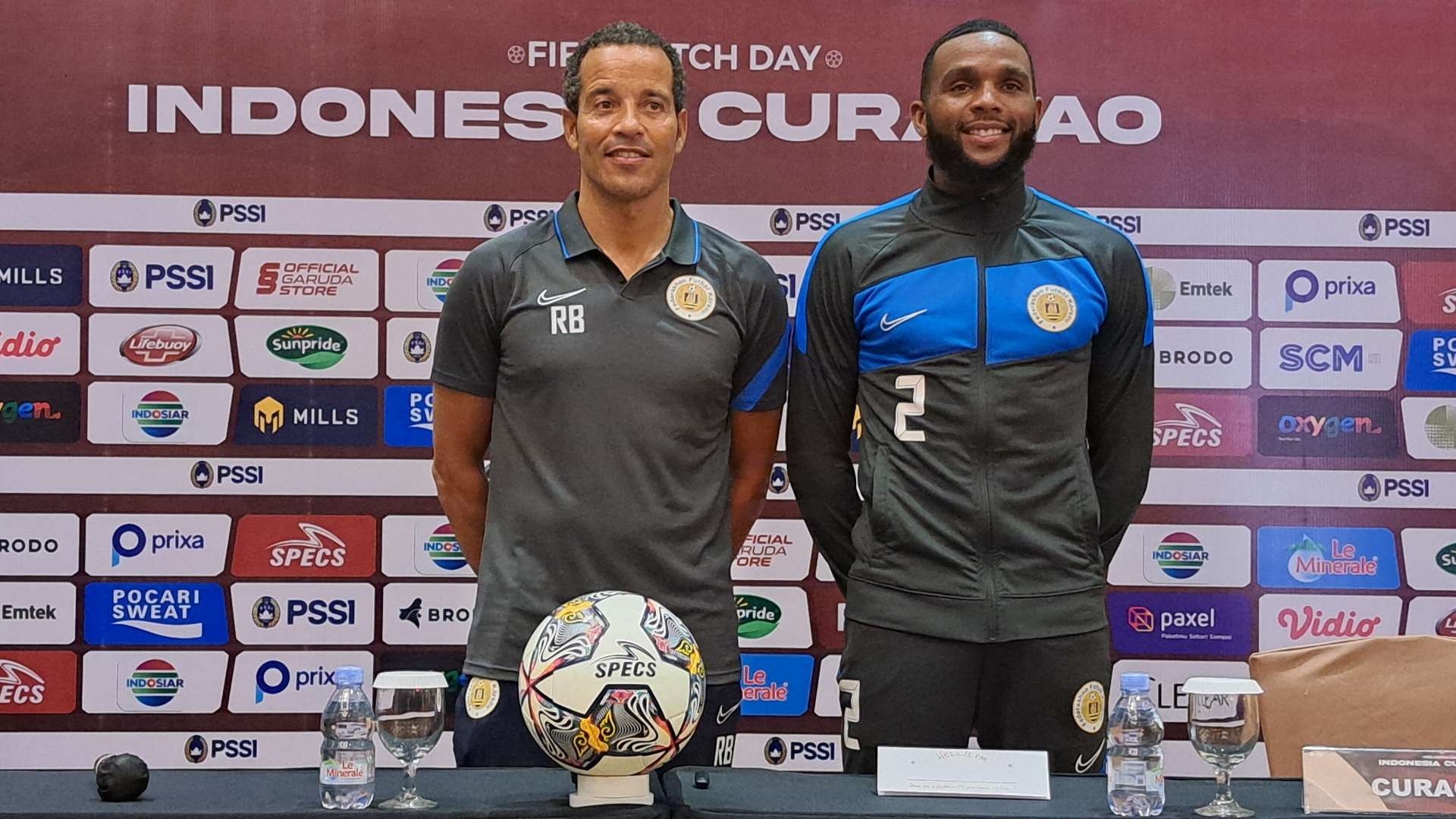 Konferensi Pers Indonesia vs Curacao