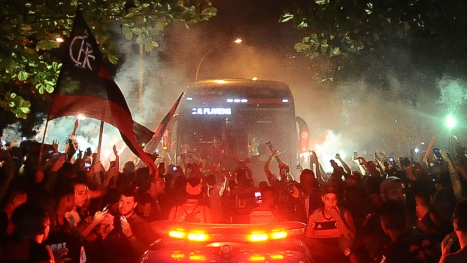 Torcida Flamengo AeroFla 24 04 2017