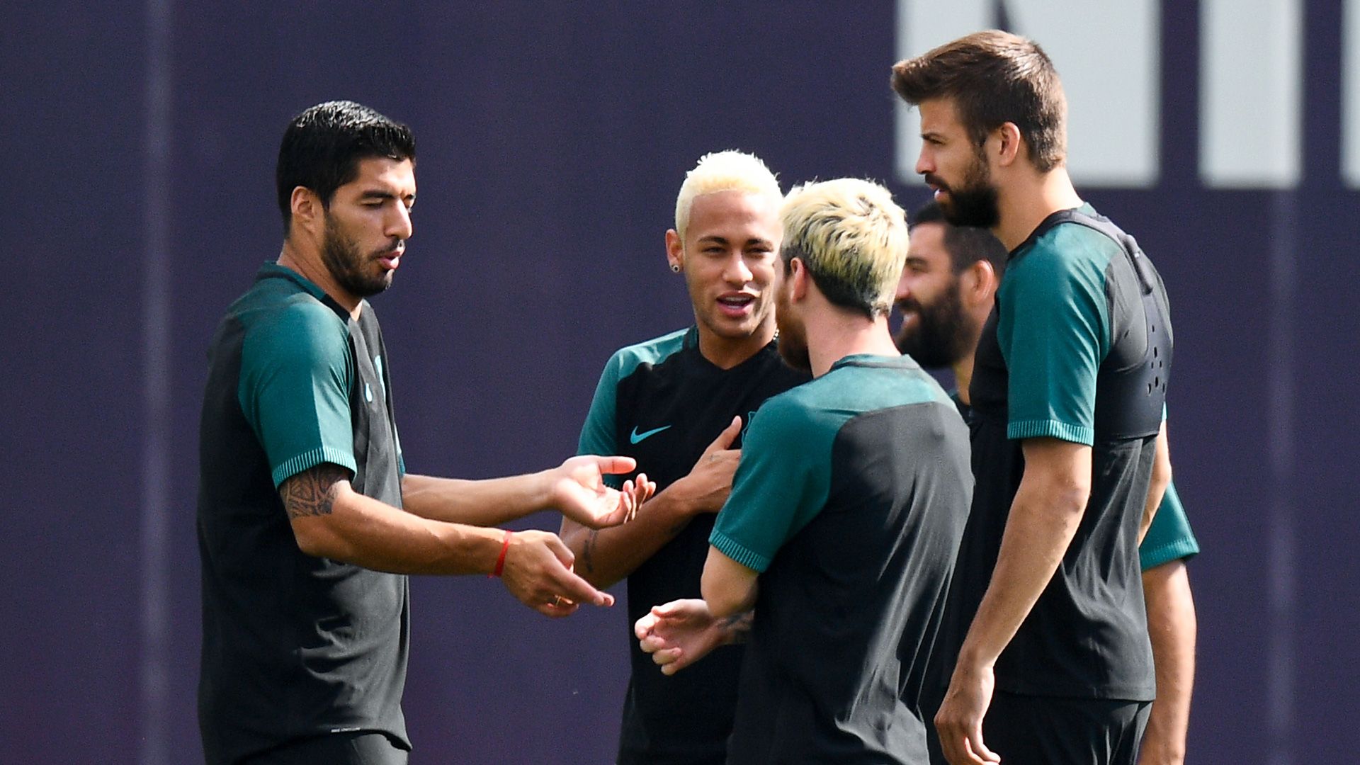 Neymar Barcelona training