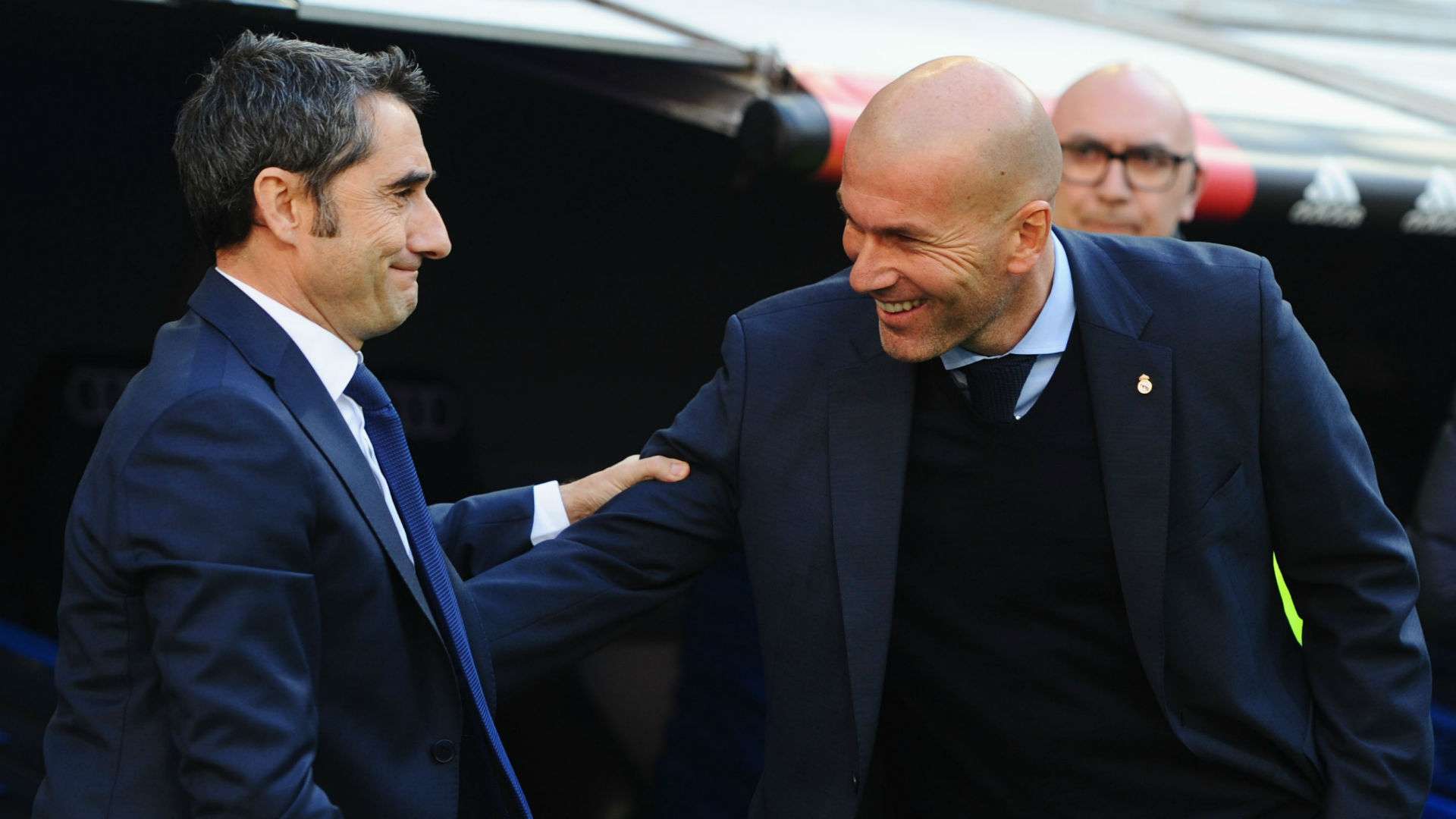 Ernesto Valverde Barcelona Zinedine Zidane Real Madrid