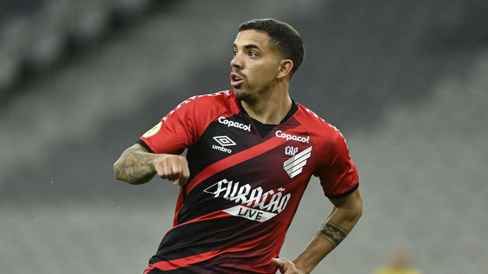 David Terans em ação pelo Athletico-PR 2021