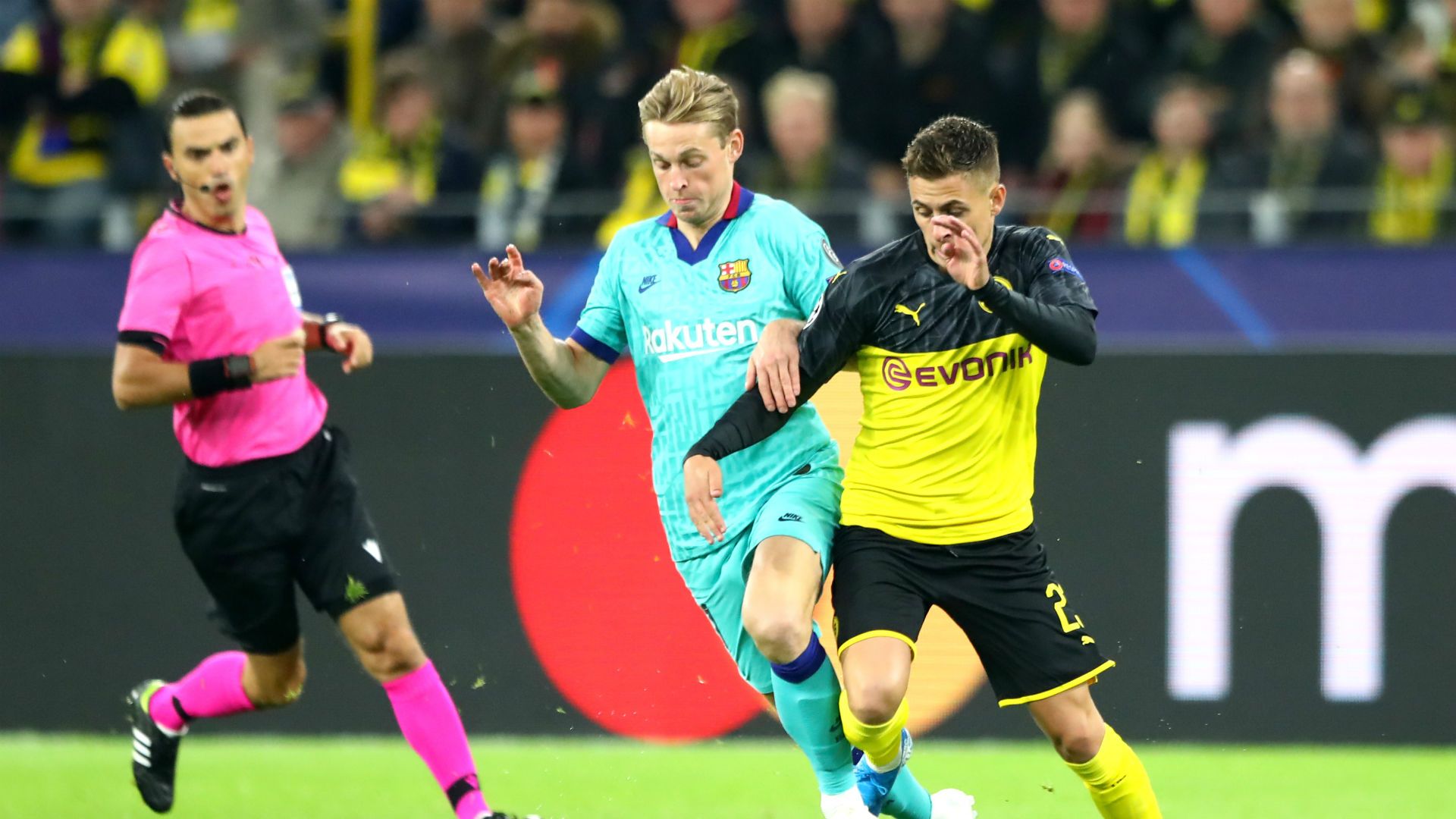 De Jong Hazard Borussia Dortmund Barcelona 17092019