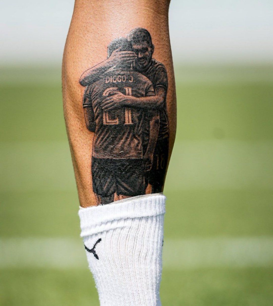Ruben Neves' new tattoo in honour of his best friend, Diogo Jota