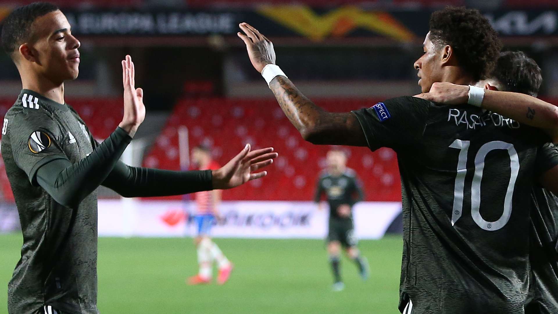 Rashford Greenwood Manchester United Granada 2020-21