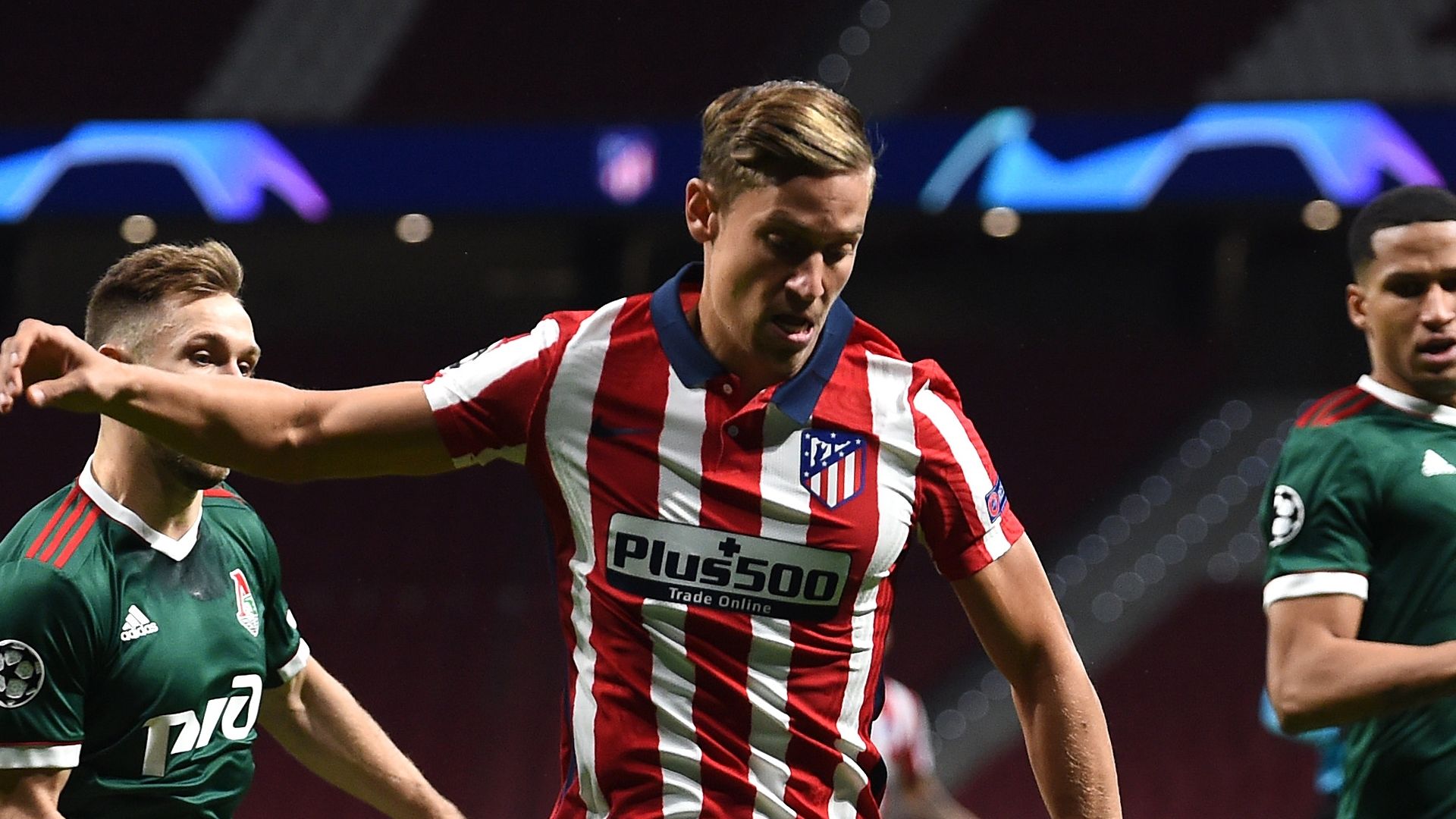 Llorente, Atlético de Madrid vs. Lokomotiv