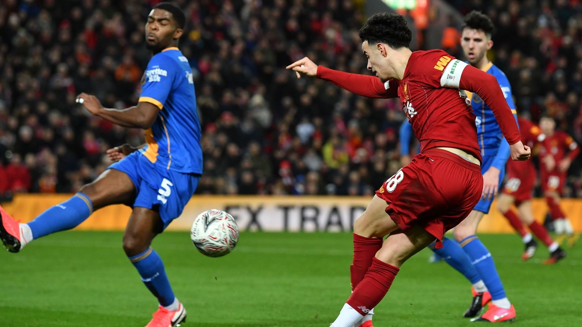 Curtis Jones, Liverpool vs Shrewsbury