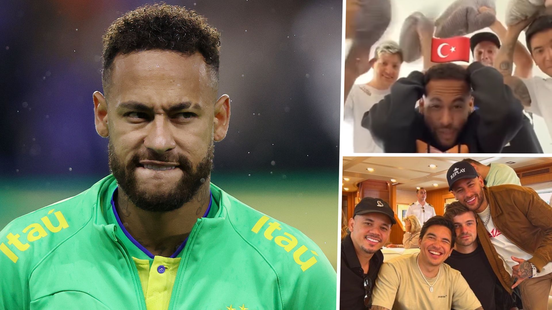 Neymar and his friends GFX